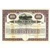 Image 1 : Evansville, Mt. Carmel and Northern Railway Co., 1910 Specimen Bond