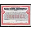 Image 1 : Mexican Central Railway Co. 1907 Specimen Bond.
