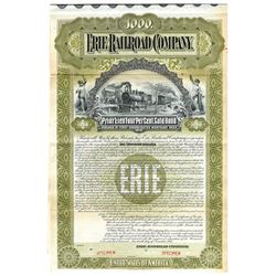 Erie Railroad Co., 1895 Specimen Bond