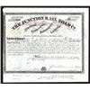 Image 1 : Junction Rail Road Company, 1867 Stock Certificate