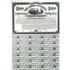 Image 1 : Ohio Central Railroad Company, 1882 Proof Certificate for Lease of Rolling Stock