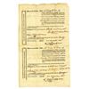 Image 1 : Bald Eagle, Nittany and Brush Valley Turnpike, 1835 Uncut Sheet of 2 Stock Certificates.