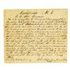 Image 1 : Green Castle and Mercersboro Turnpike Road Co., 1821 Hand Written Warrant..