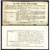Image 1 : Pennsylvania, 1821-39 Turnpike Certificate Pair
