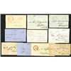 Image 1 : Maryland Stampless Cover Lot, ca.1818-1845.