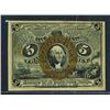 Image 2 : U.S. Fractional Currency, Fr. 1232 5¢ Second Issue PMG Choice About Unc 58 EPQ. Butterfly Fold error