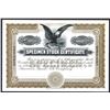 Image 1 : American Bank Note Company ca.1900 Advertising Stock Certificate Sample.