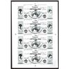 Image 1 : Planters & Mechanics Bank Uncut Sheet of 4 Proprietary Proofs.