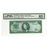 Image 1 : Central Bank of Trinidad and Tobago, 1964, Issued Choice Uncirculated Banknote