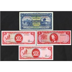 Government and Central Bank of Trinidad and Tobago, 1939-xx, Quartet of Issued Notes