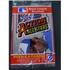 Image 1 : Five (5) 1983 Action All Stars, Oversized Cards, MLB, 6 cards per pack plus 3 Mantle puzzle pieces