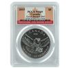 Image 1 : One Ounce .999 Fine Silver 2015 Canada Great Horned Owl, PCGS Slabbed and Graded MS69, Flag Label