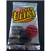 Image 1 : Six (6) Unopened Packs of 1992 Fleer Ultra Football Cards, 14 cards per pack