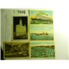 Image 1 : Five (5) Vintage 1930's Postcards from Chicago, All One Money. incl bathing scene, Lake Michigan