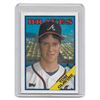 Image 1 : 1988 Topps Tom Glavine of the Atlanta Braves Rookie Card #779
