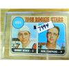 Image 1 : 1968 Topps #247 Johnny Bench Rookie, with light creasing and corner wear