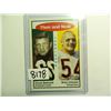 Image 1 : 2006 Topps Heritage Then and Now, Chuck Bednarik and Brian Urlacher insert card #TN2