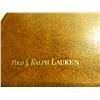 Image 2 : 5.375" x 7.5" Ralph Lauren Polo Leather Bound World Atlas, Printed in Sweden, Gold Leaf Pages
