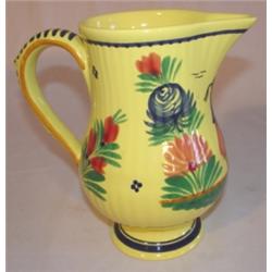 Quimper handled pitcher