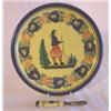Image 1 : Quimper cake plate with serving knife