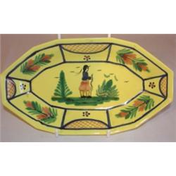 Quimper small oblong serving dish