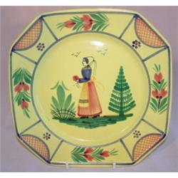 Quimper dinner plate