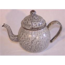 Agateware teapot