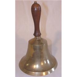 Early brass school bell