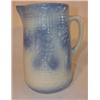 Image 2 : Blue & white salt glazed stoneware pitcher