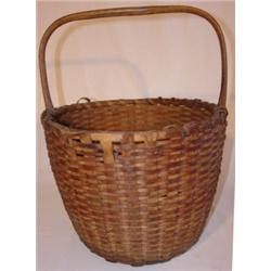 Primitive tightly woven basket