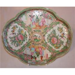 Chinese export double walled platter