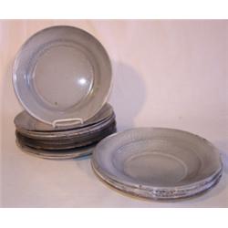 Lot of 18 pieces of agateware