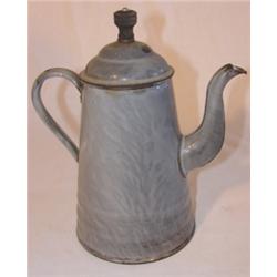 Agate Mfg. Co. gray coffee pot