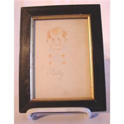 Colored pencil sketch on paper