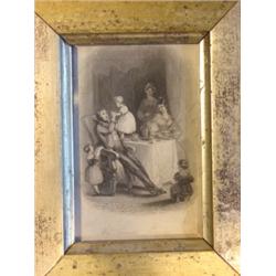 Miniature steel engraving