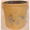Image 1 : Blue decorated stoneware eared crock