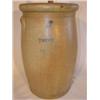 Image 2 : Blue decorated stoneware butter churn