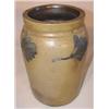 Image 1 : Blue decorated stoneware crock