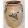 Image 1 : Blue decorated stoneware crock with ears