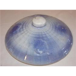 Blue & white salt glazed lid