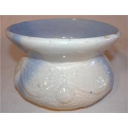 Blue & white salt glazed spittoon