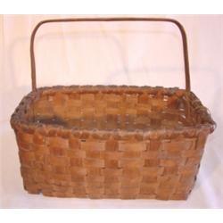Handled wall basket