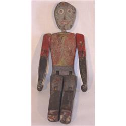 Folk art wooden Black Americana Sambo figure