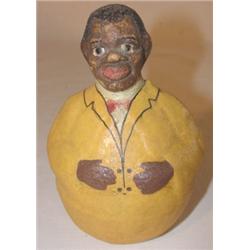 Black Americana rollie-pollie figurine