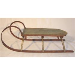 Primitive child's sled