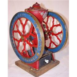 Small cast-iron coffee grinder