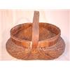 Image 2 : Large primitive woven buttocks basket
