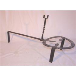 Forged iron kettle stand