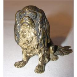 Cold painted Austrian bronze cocker spaniel
