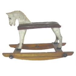 Primitive Painted Rocking Horse